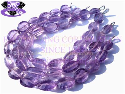 Amethyst (Light) Concave Cut Oval (Quality AA+)