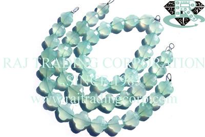 Peruvian Chalcedony Faceted Flower (Quality AAA)