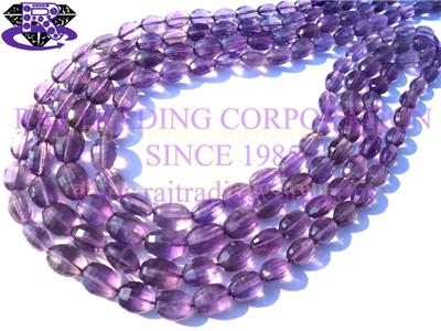 Amethyst (African) Faceted Oval (Step Cut) (Quality A)
