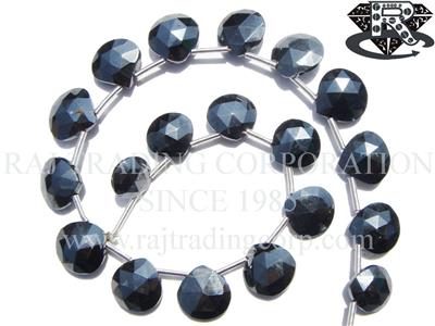 Hematite Faceted Heart (Quality AAA)