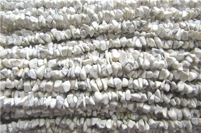 White Howlite Chips (Quality A)